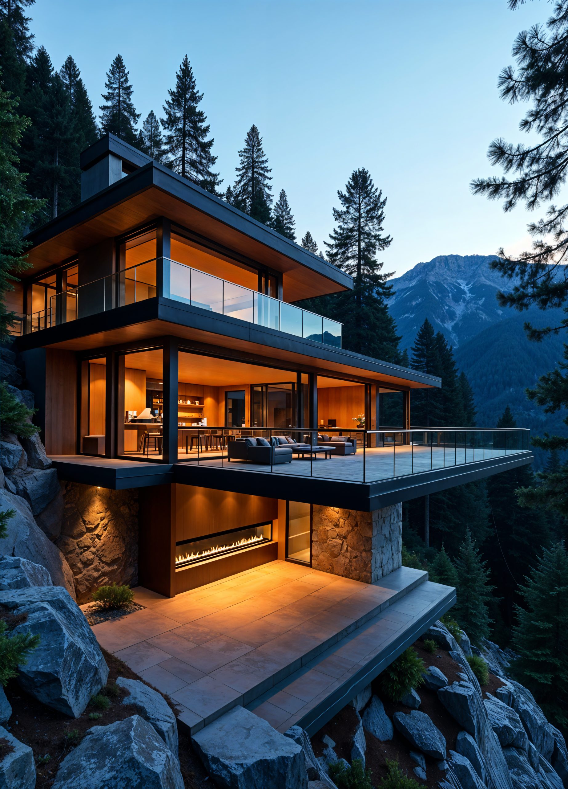 Contemporary real estate home